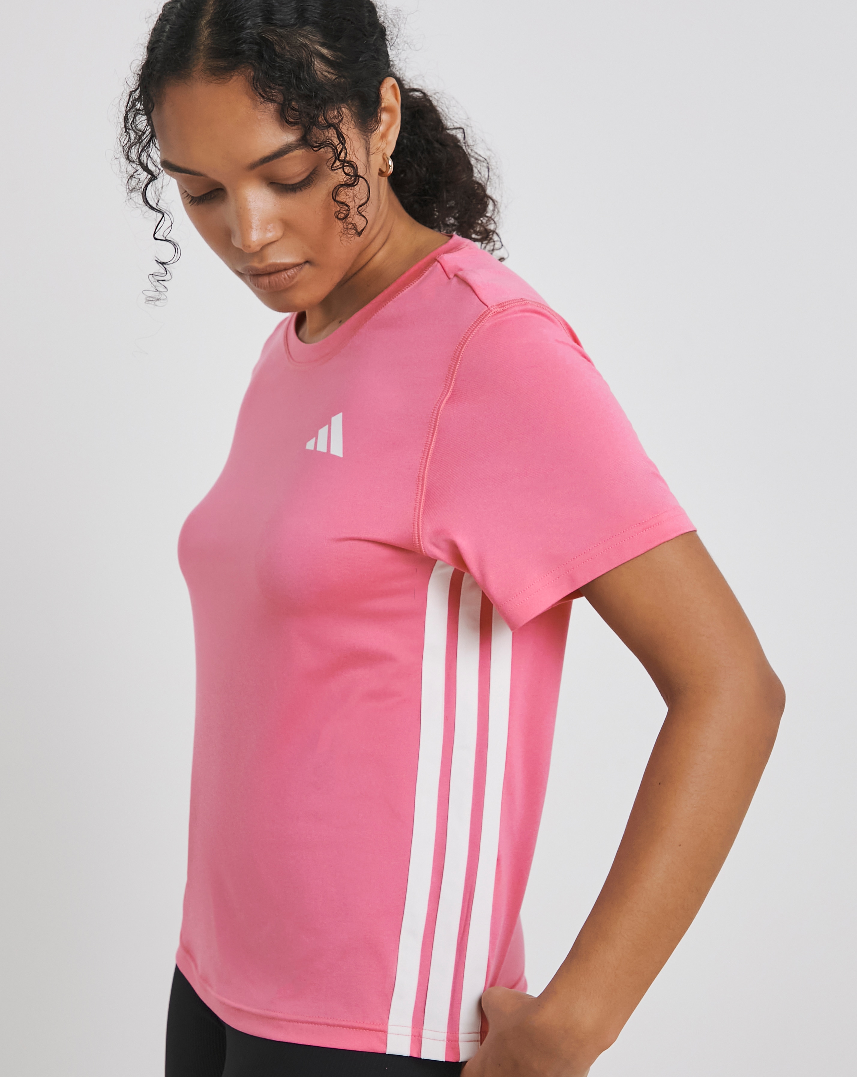 adidas 3 Stripes Workout T-Shirt
