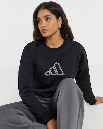 adidas Crew Neck Pearl Logo Sweatshirt