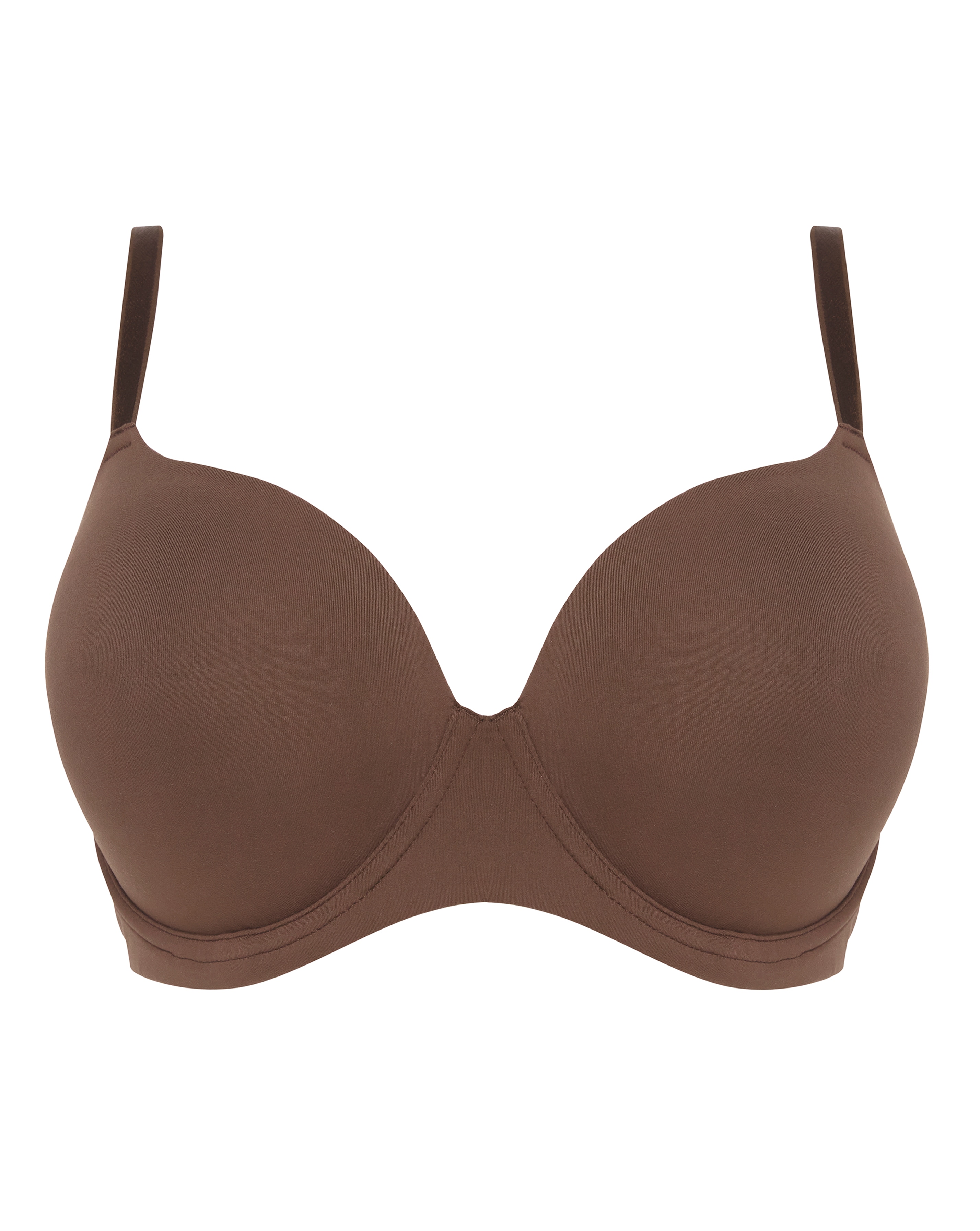 Pretty Secrets - Feather Touch T-Shirt Bra - Nude/Brown - Size 40B0