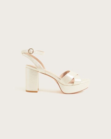 Monsoon Pearlised Heeled Sandals