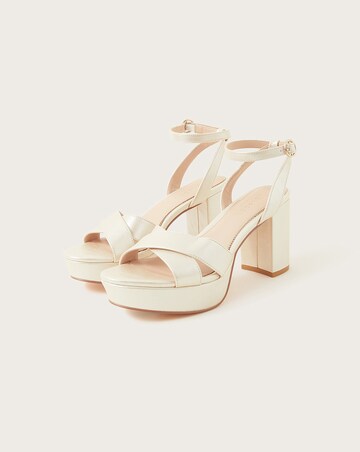 Monsoon Pearlised Heeled Sandals