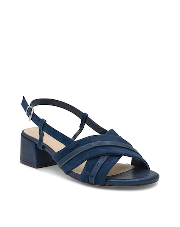 Paradox London Nancy Wide E Fit Block Heel Sandal