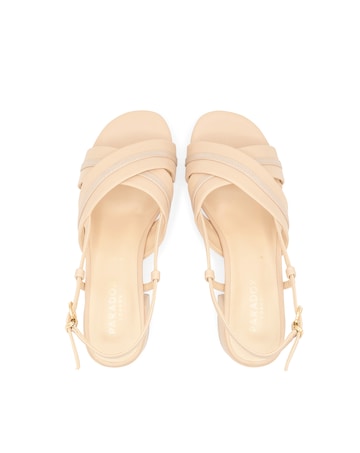 Paradox London Nancy Wide E Fit Block Heel Sandal