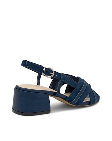 Paradox London Nancy Wide E Fit Block Heel Sandal