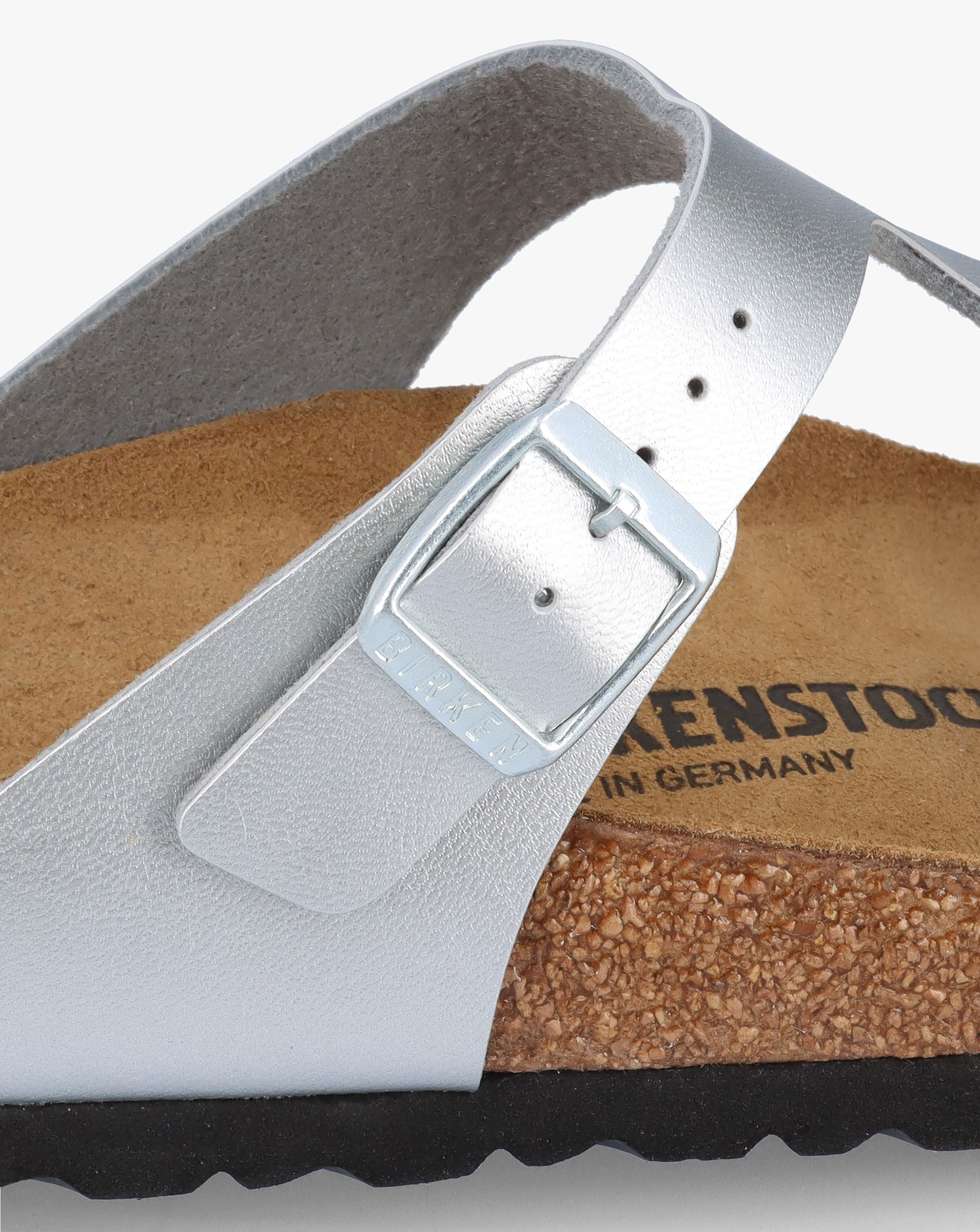 Silver gizeh birkenstock sandals store