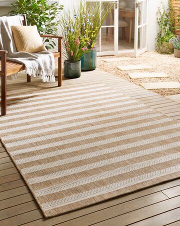 Outdoor Rug - Natural Stripe