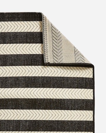 Outdoor Rug - Black Stripe