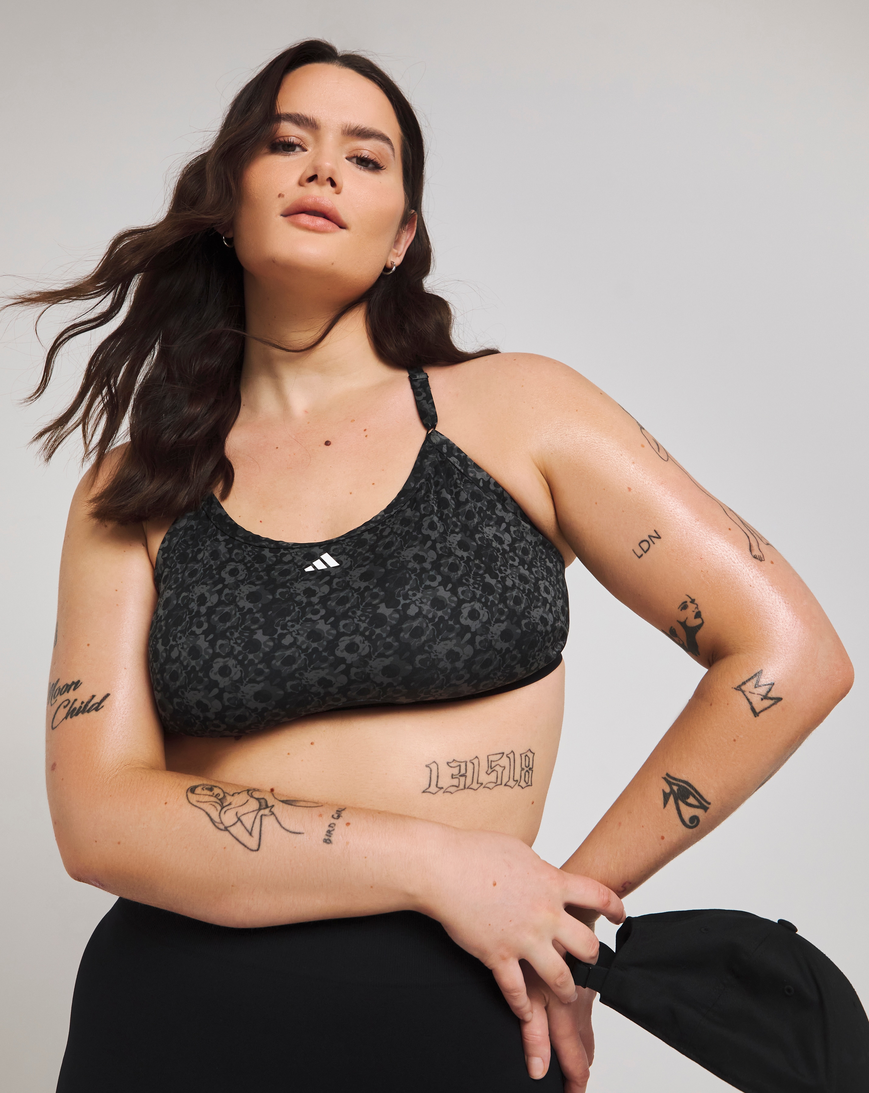 adidas Aeroreact Training Support Bra In Black | UK Size S(A-C) Women's