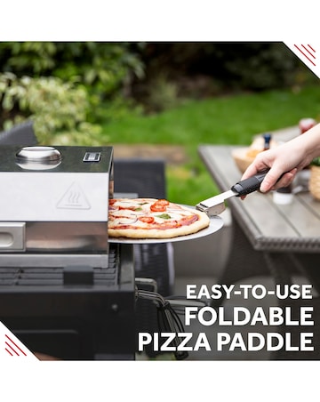 George Foreman BBQ Grill Top Pizza Oven with Paddle