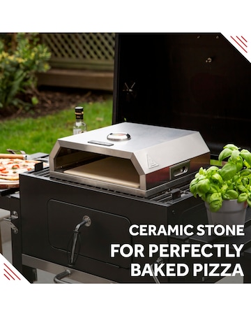 George Foreman BBQ Grill Top Pizza Oven with Paddle