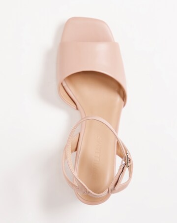 Ankle Strap Block Heel Sandal - Wide Fit (E)