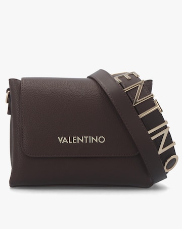 Valentino Bags Small Alexia Brown Satchel Bag