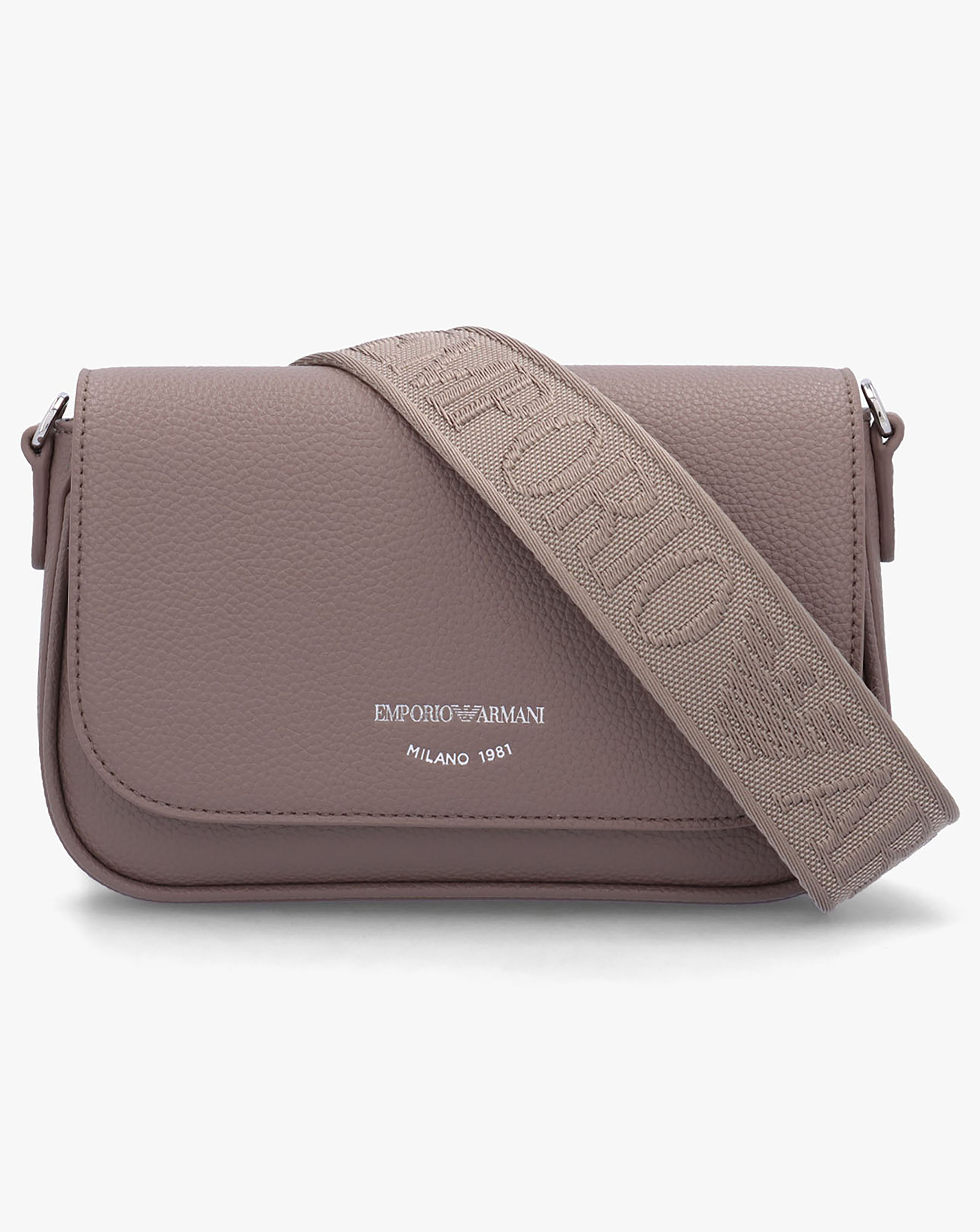 New In - Emporio Armani Taupe Cross-Body Bag
