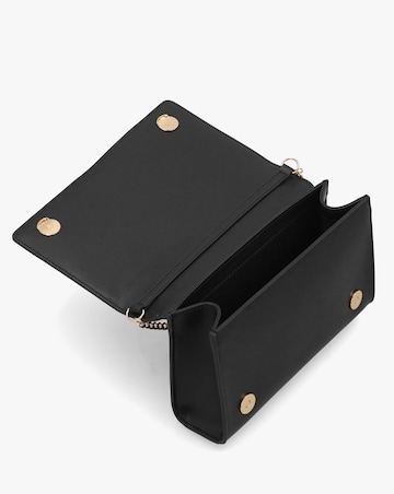 Love Moschino Mini Checkerboard Chain Black Shoulder Bag