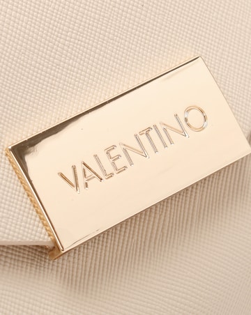Valentino Bags Arpie Ecru Saffiano Envelope Pochette Bag