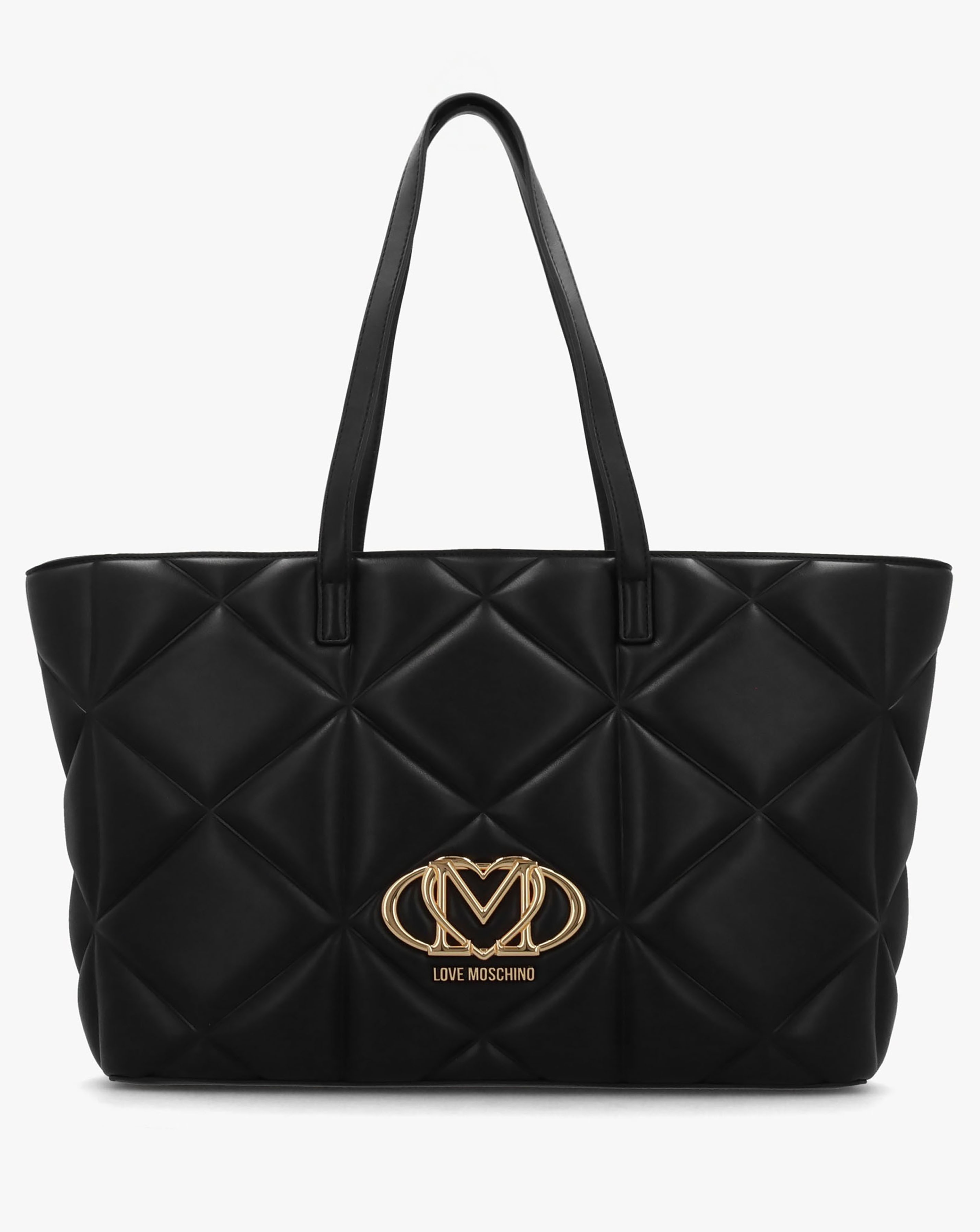New In - Love Moschino Heart Logo Quilted Shopper