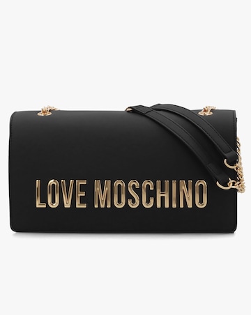 Love Moschino Bold Love Black Shoulder Bag