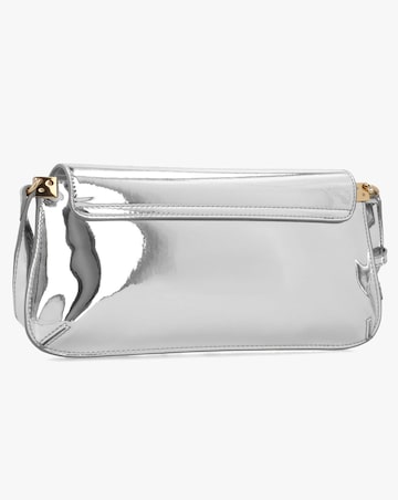 Love Moschino Smart Silver Evening Shoulder Bag