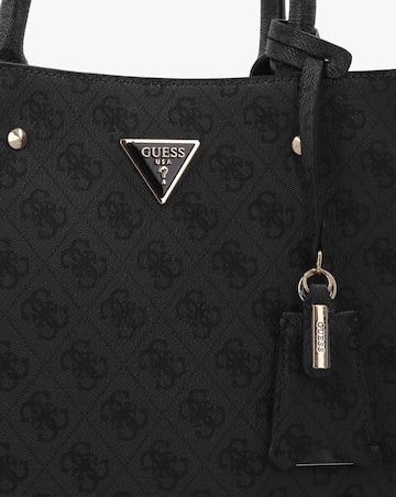 Guess Meridian II Girlfriend Coal Logo Satchel Bag