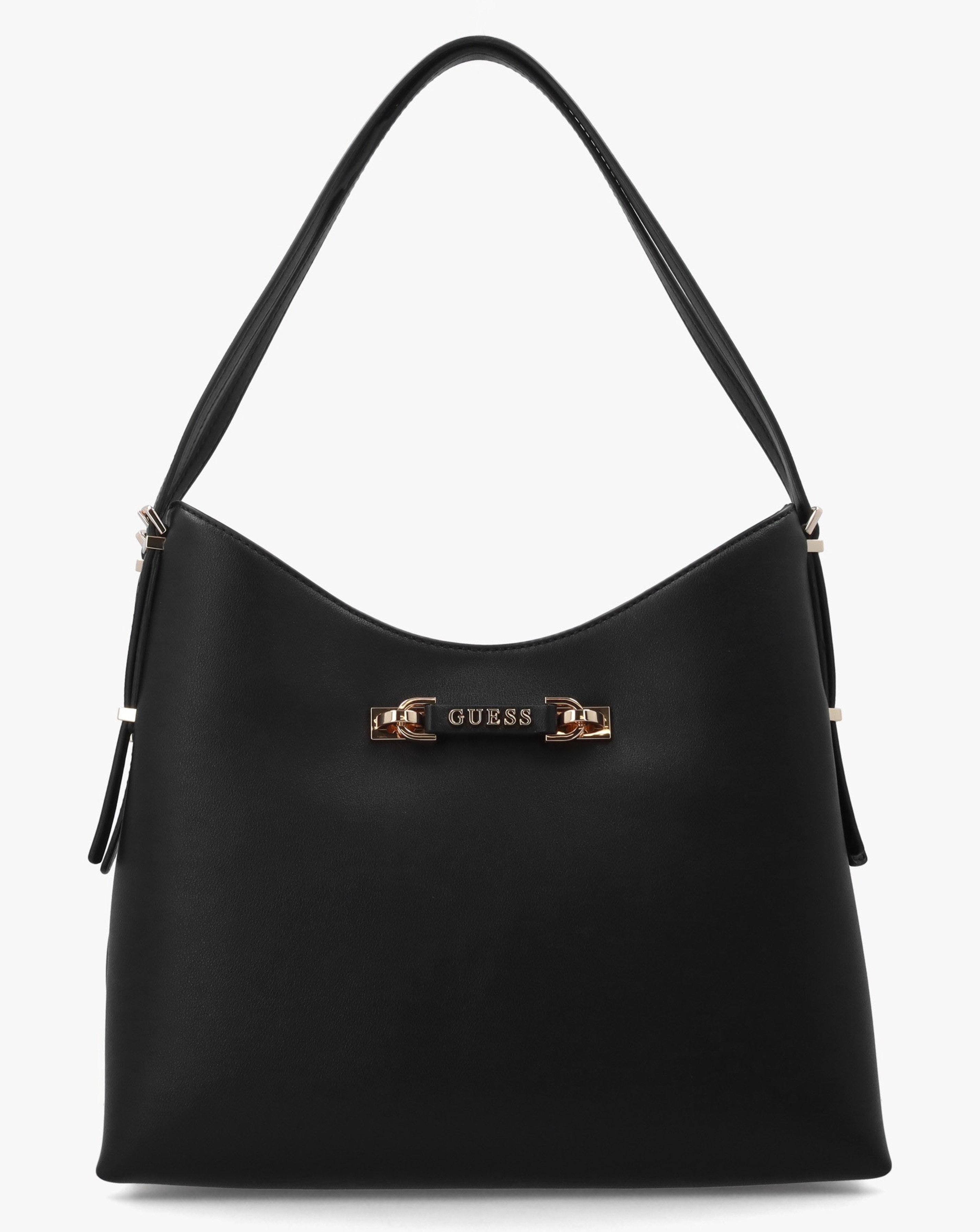 New In - Guess Lefia Large Black Hobo Bag