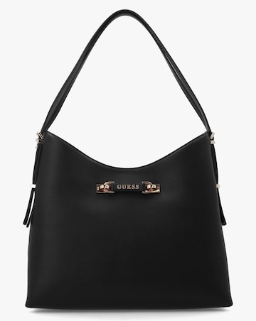 Guess Lefia Large Black Hobo Bag