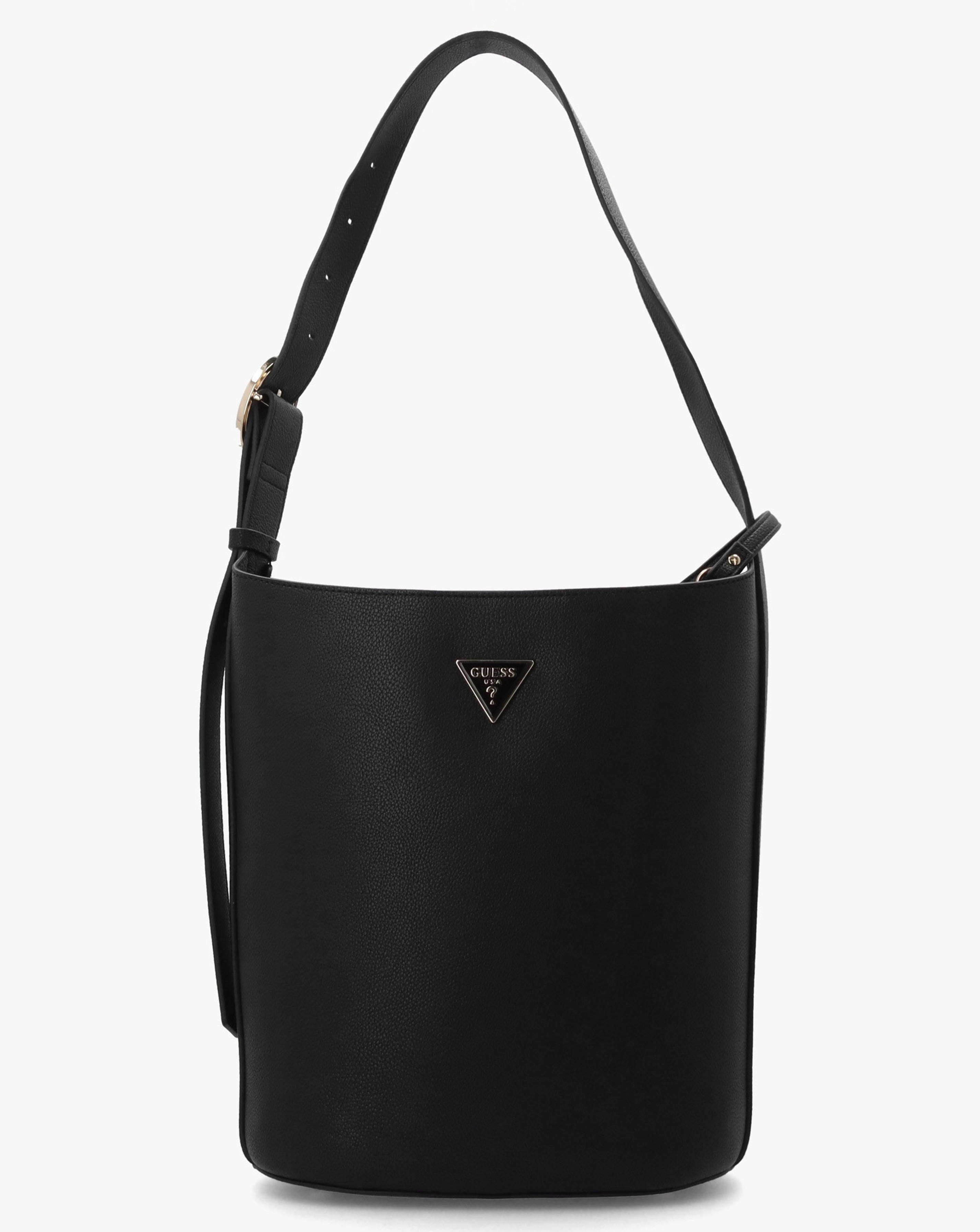 New In - Guess Meridian II Black Bucket Bag