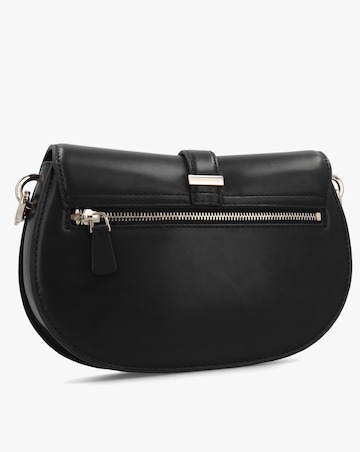 Guess Carrie Flap Black Shoulder Bag