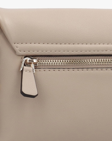 Guess Lefia Large Flap Taupe Shoulder Bag