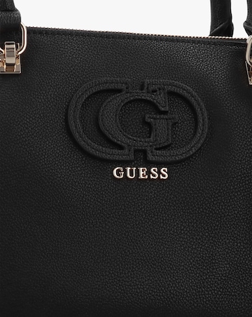 Guess Calebra Status Black Hobo Satchel Bag