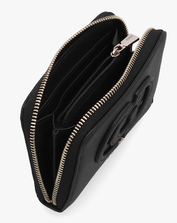 Guess Calebra Medium Black Zip Around Purse