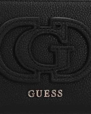 Guess Calebra Medium Black Zip Around Purse
