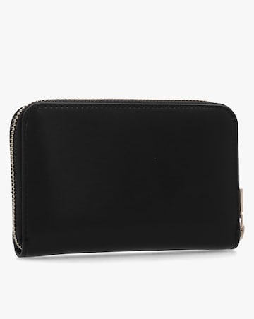 Guess Jane Medium Black Zip Around Wallet