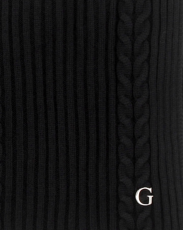 Guess Black Knitted G Logo Scarf