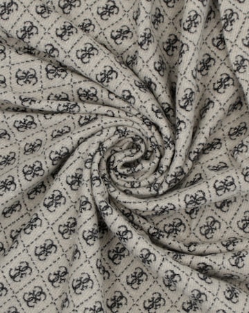 Guess Black & Beige Monogram Scarf