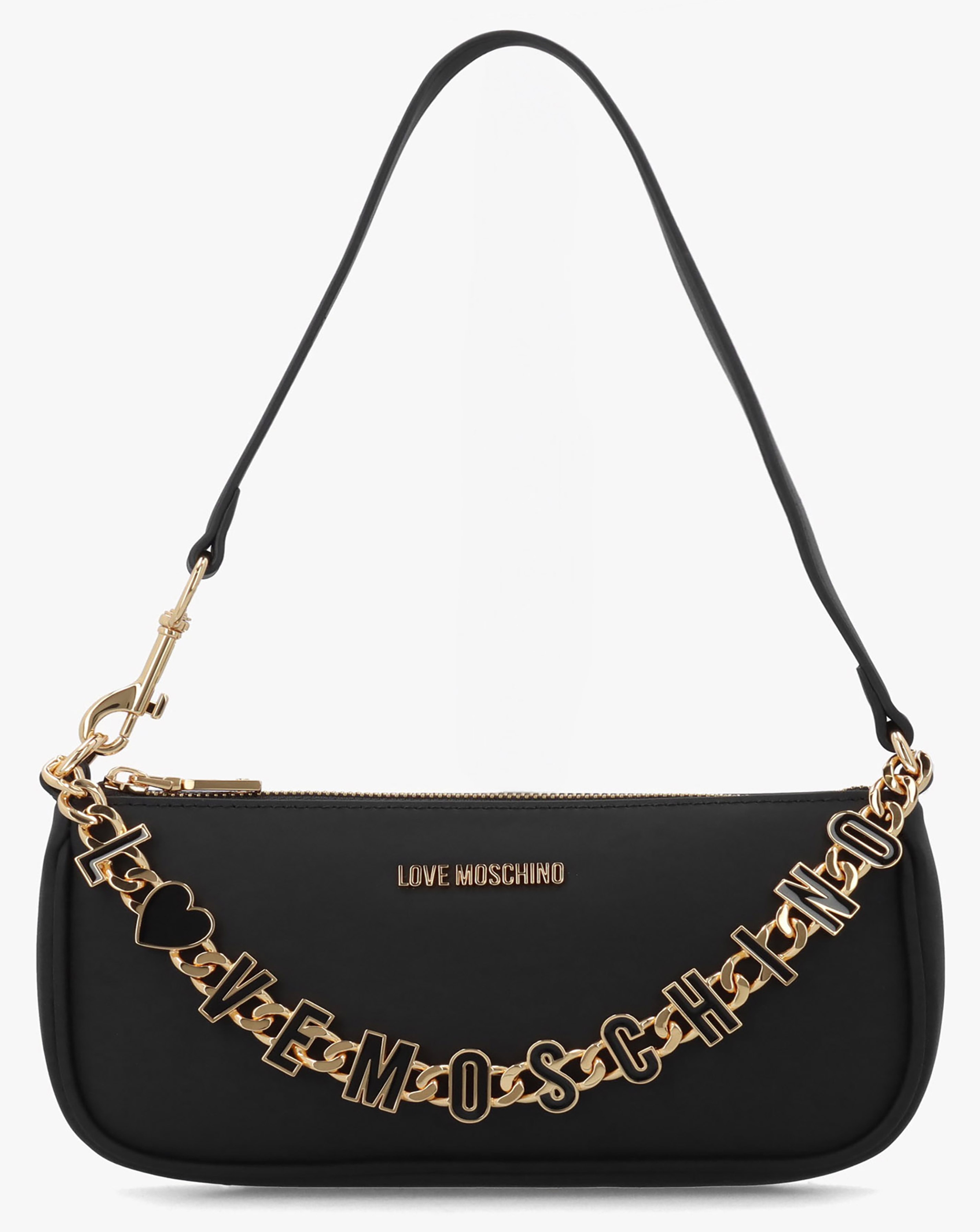 New In - Love Moschino Dangling Logo Shoulder Bag