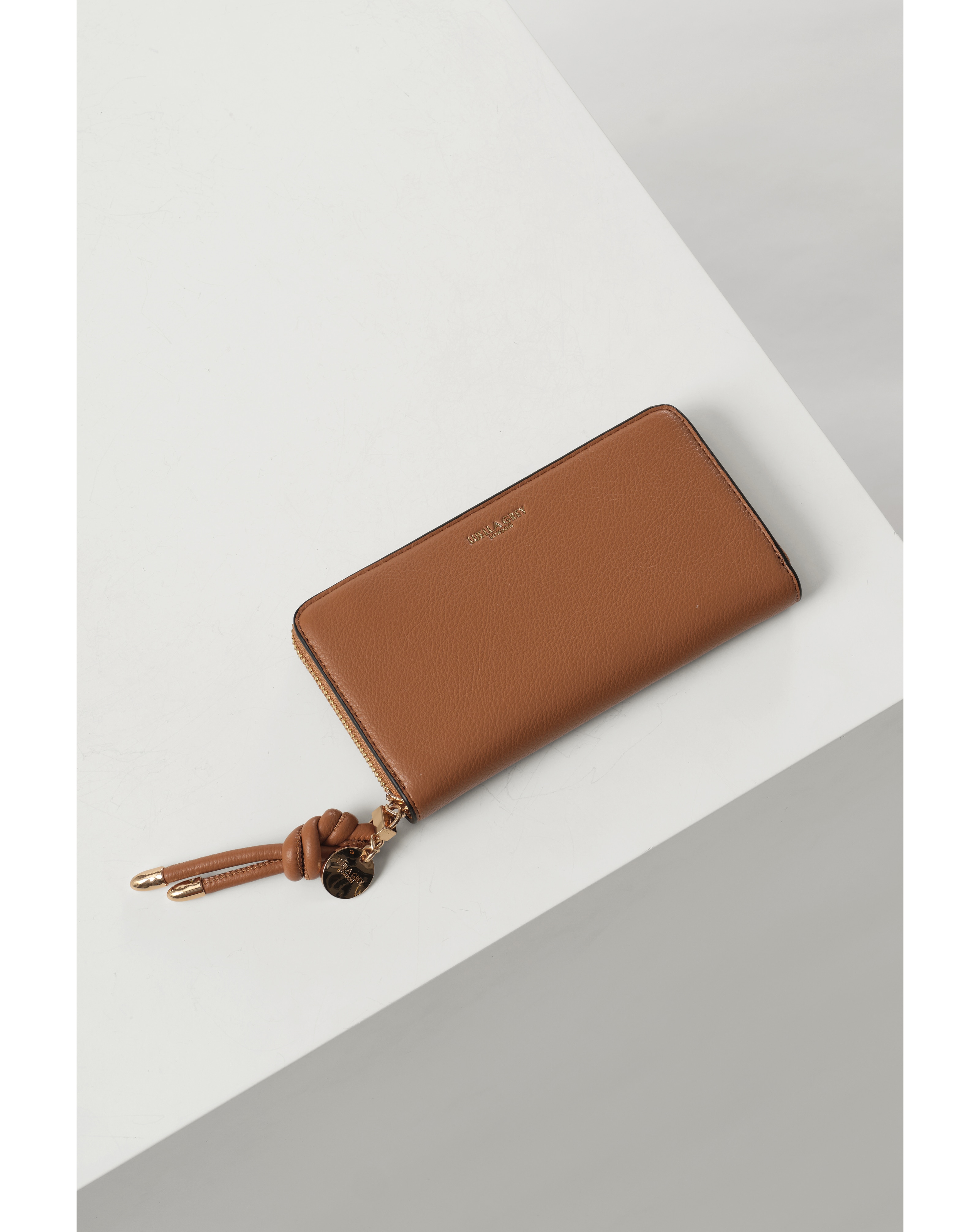 New In - Luella Grey Ramona Camel Large Purse