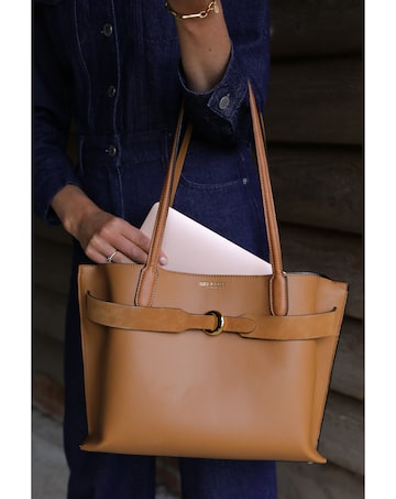 Luella Grey  Connie Camel Laptop Tote