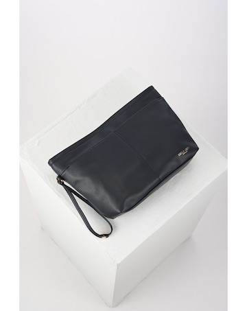 Luella Grey Saskia Navy Large Woven Tote