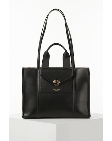 Luella Grey  Darcy Black Laptop Tote