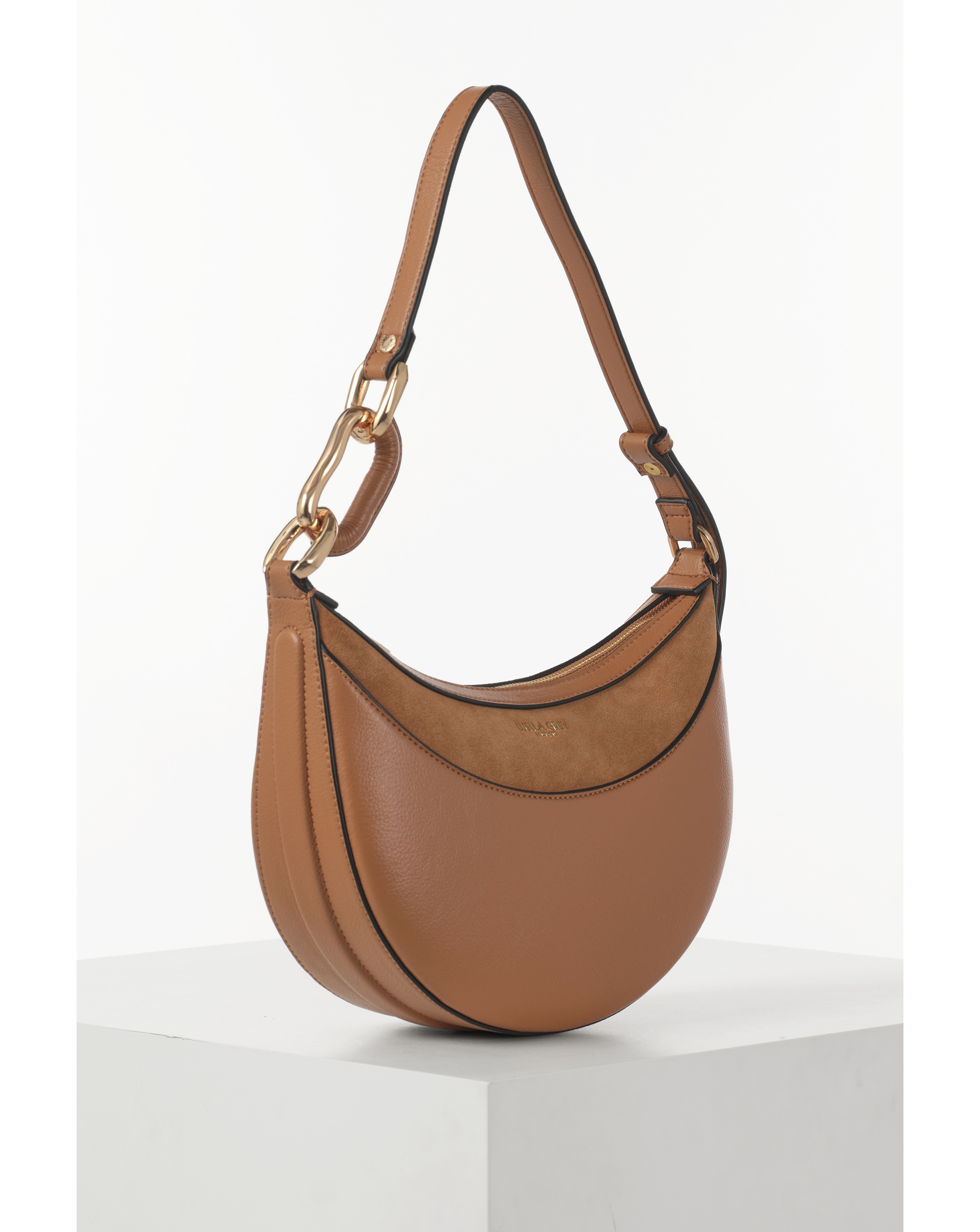 New In - Luella Grey Hester Camel Shoulder Bag