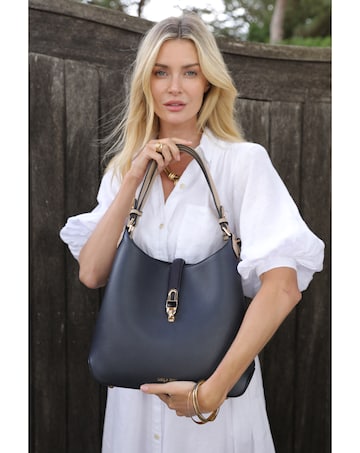 Luella Grey  Romany Navy Hobo Tote