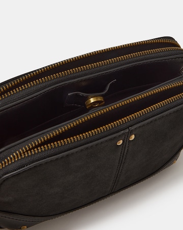 Accessorize Classic Double Zip Crossbody Bag