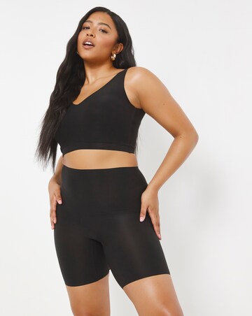 Chantelle Soft Stretch High Waist Mid Thigh Shorts | Simply Be