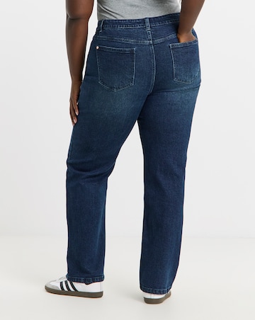 99 1 Indigo Comfort Stretch Relaxed Straight Leg Jeans