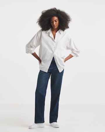 99 1 Indigo Comfort Stretch Relaxed Straight Leg Jeans