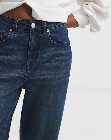 99 1 Indigo Comfort Stretch Relaxed Straight Leg Jeans