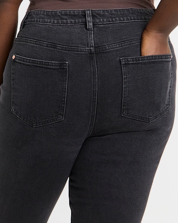 99 1 Black Comfort Stretch Slim Straight Jeans