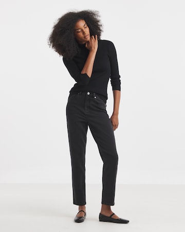 99 1 Black Comfort Stretch Slim Straight Jeans