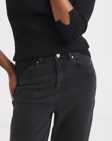 99 1 Black Comfort Stretch Slim Straight Jeans