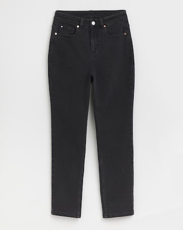 99 1 Black Comfort Stretch Slim Straight Jeans